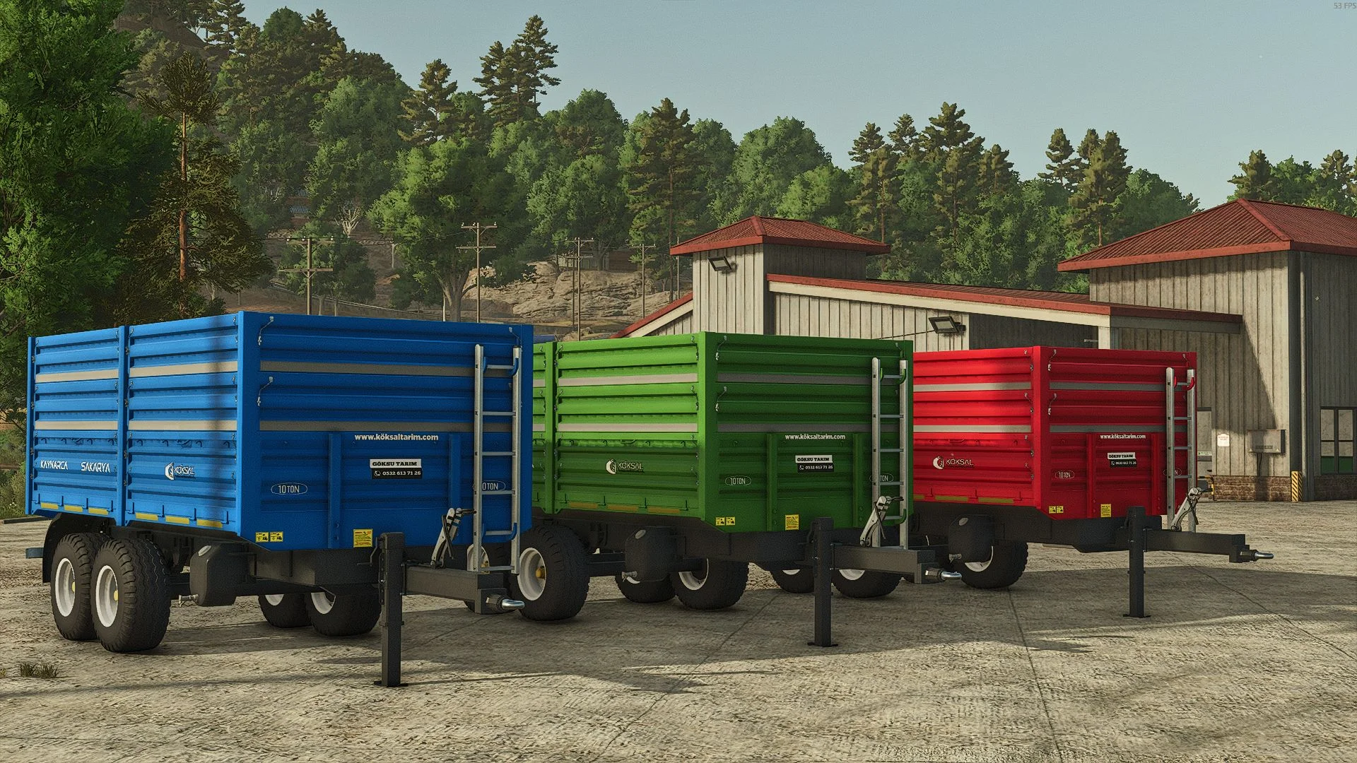 FS25 Köksal trailer V1.0.0.1 Trailers Mod FS25 Mod Free Download