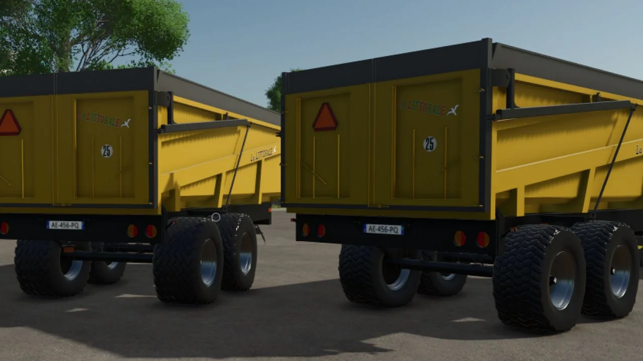 FS25 La Littorale 16T V1.0 Trailers Mod FS25 Mod Free Download