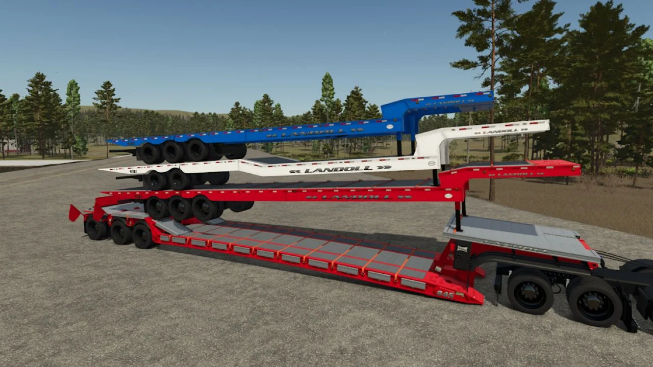 FS25 Landoll 845AG V1.0 Trailers Mod FS25 Mod Free Download