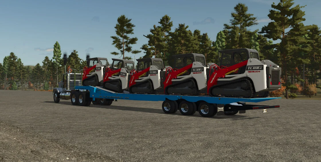 FS25 Landoll Travel Tail Trailer V1.0 Trailers Mod FS25 Mod Free Download