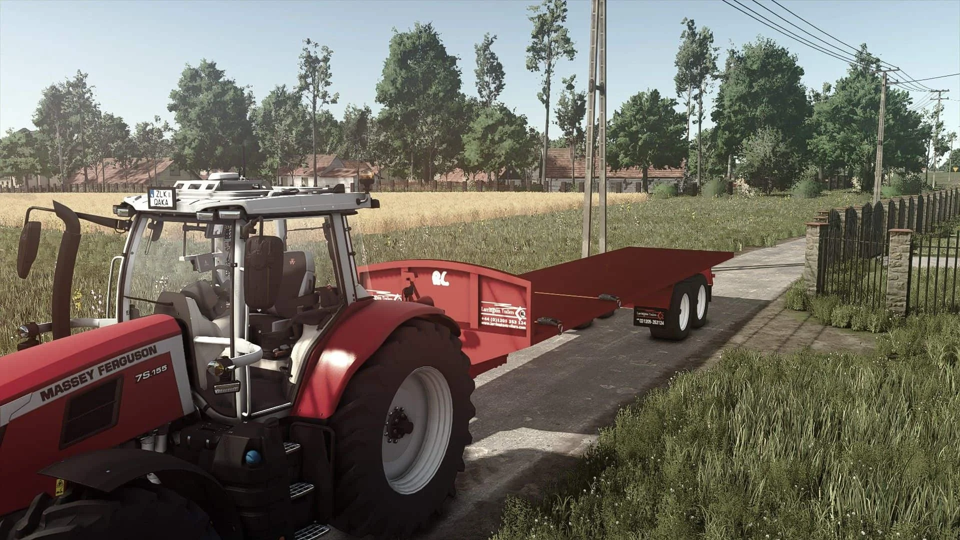 FS25 Larrington 32ft v1.0 Trailers Mod FS25 Mod Free Download