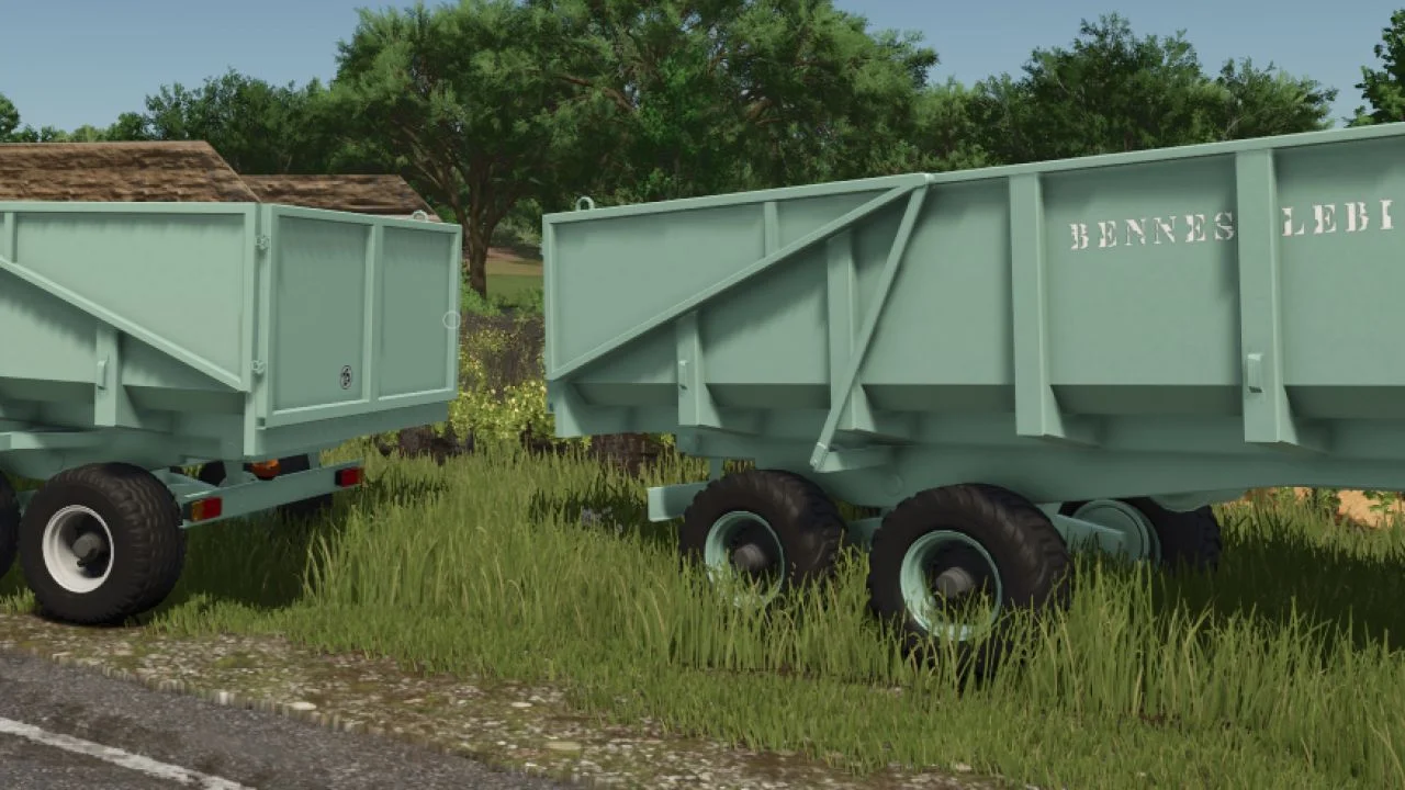 FS25 LEBIS 2 axles V1.0 Trailers Mod FS25 Mod Free Download
