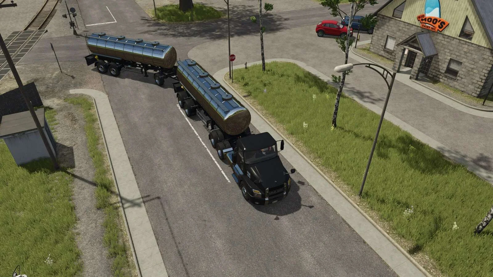 FS25 Liquids Handling Truck Train v1.0 Trailers Mod FS25 Mod Free Download