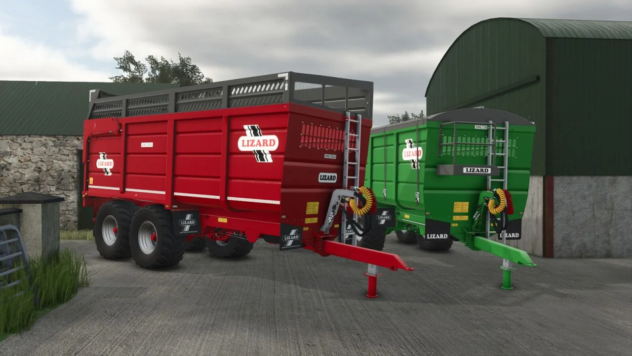 FS25 Lizard 20T Trailer V1.0 Trailers Mod FS25 Mod Free Download