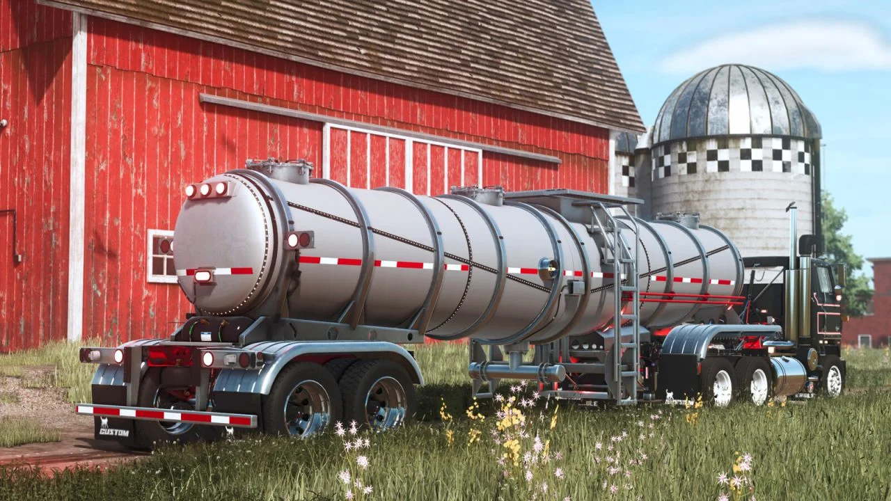 FS25 Lizard 7700 Boss Tanker V1.0.0.1 Trailers Mod FS25 Mod Free Download