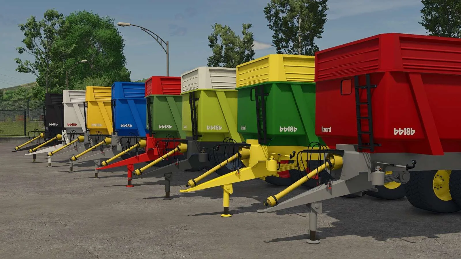 FS25 Lizard BB18B And BB24TRD v1.0 Trailers Mod FS25 Mod Free Download