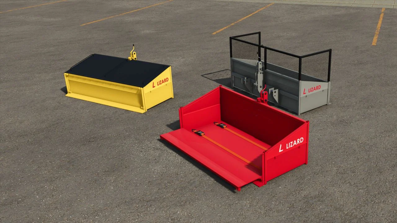 FS25 Lizard Box V1.0 Trailers Mod FS25 Mod Free Download