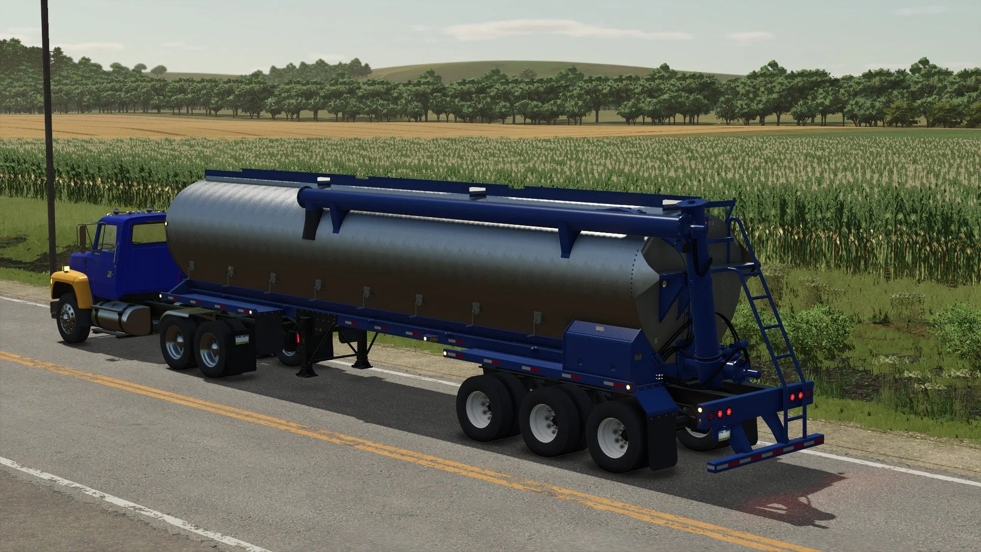 FS25 Lizard Bulkfeed Trailer V1.0 Trailers Mod FS25 Mod Free Download
