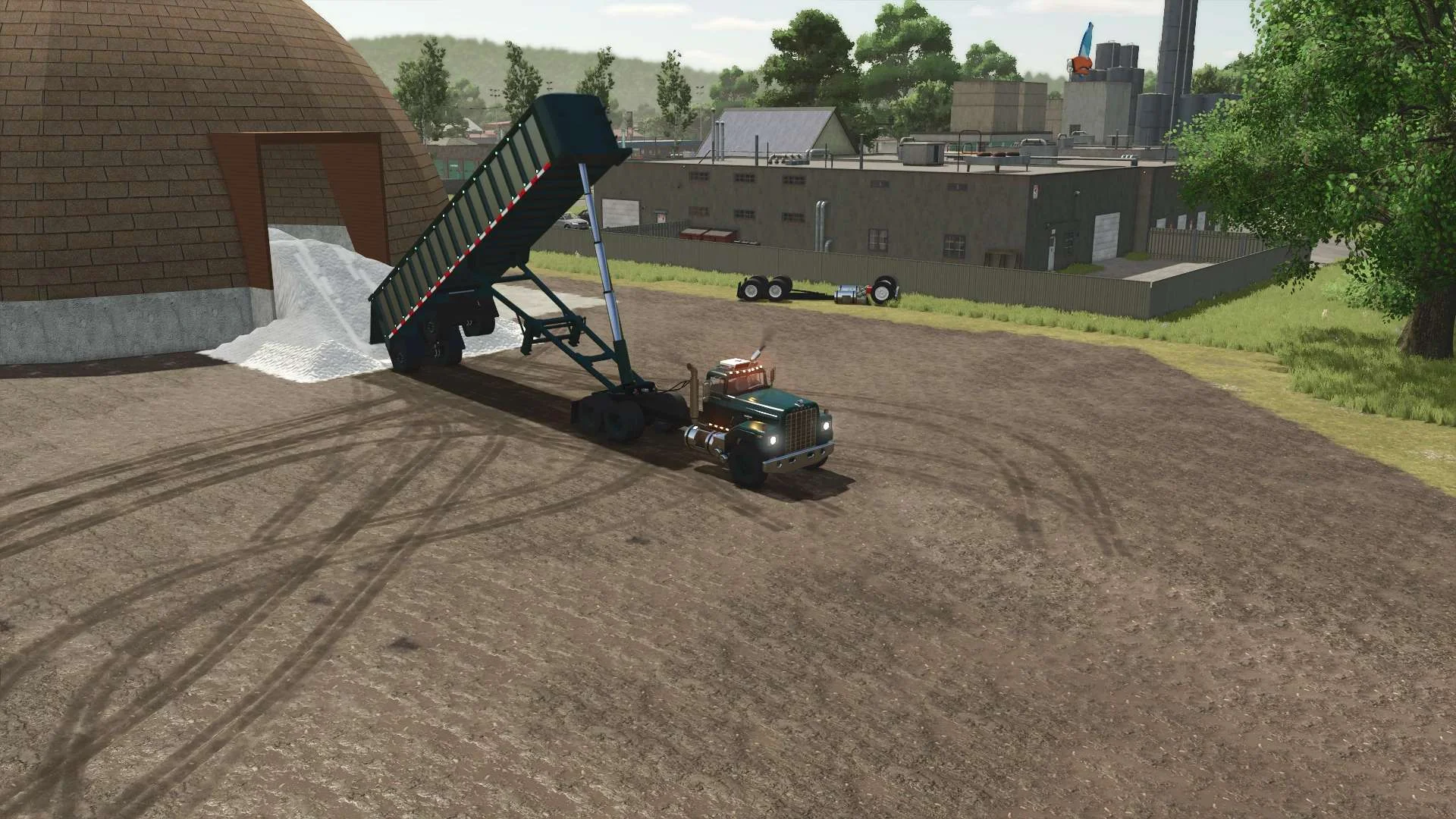FS25 Lizard Frameless End Dump Fix V5.0 Trailers Mod FS25 Mod Free Download