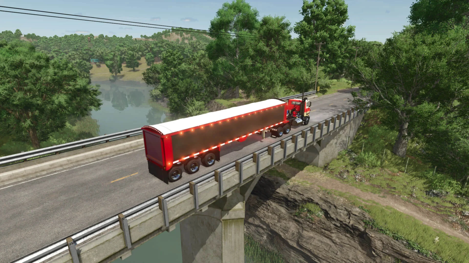 FS25 Lizard frameless end dump v3.0 Trailers Mod FS25 Mod Free Download