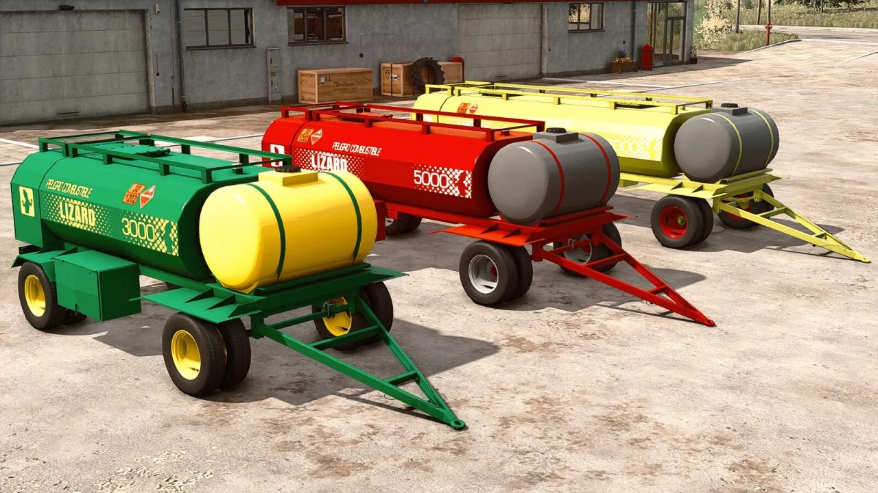 FS25 Lizard Fuel Tanks V1.0.0.1 Trailers Mod FS25 Mod Free Download
