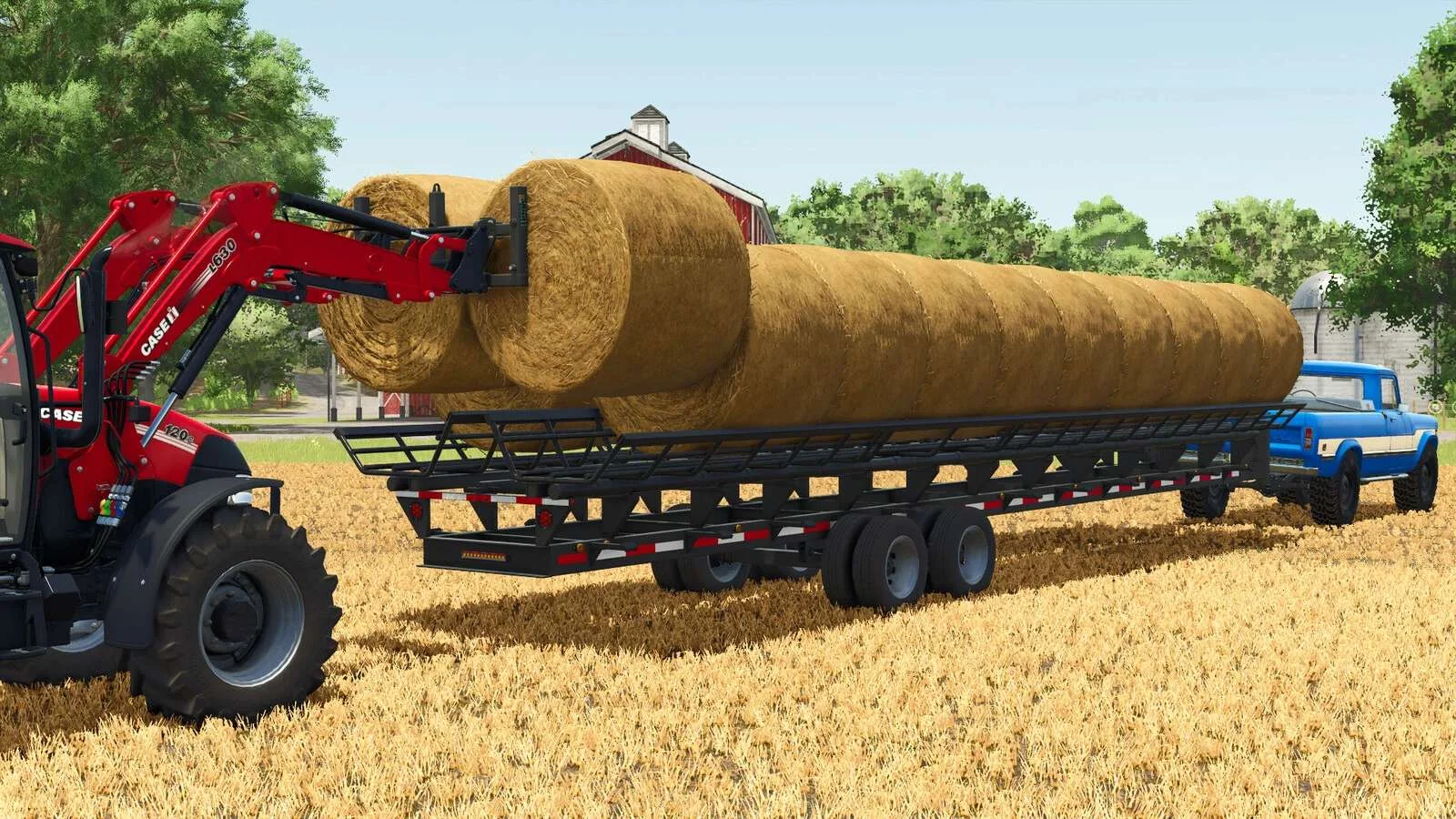 FS25 Lizard Gooseneck Haymaster v1.0 Trailers Mod FS25 Mod Free Download