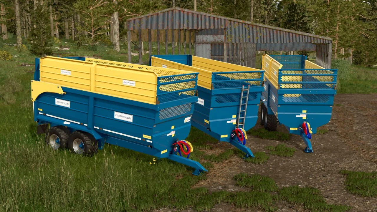 FS25 Lizard Halfpipe Pack V1.0 Trailers Mod FS25 Mod Free Download