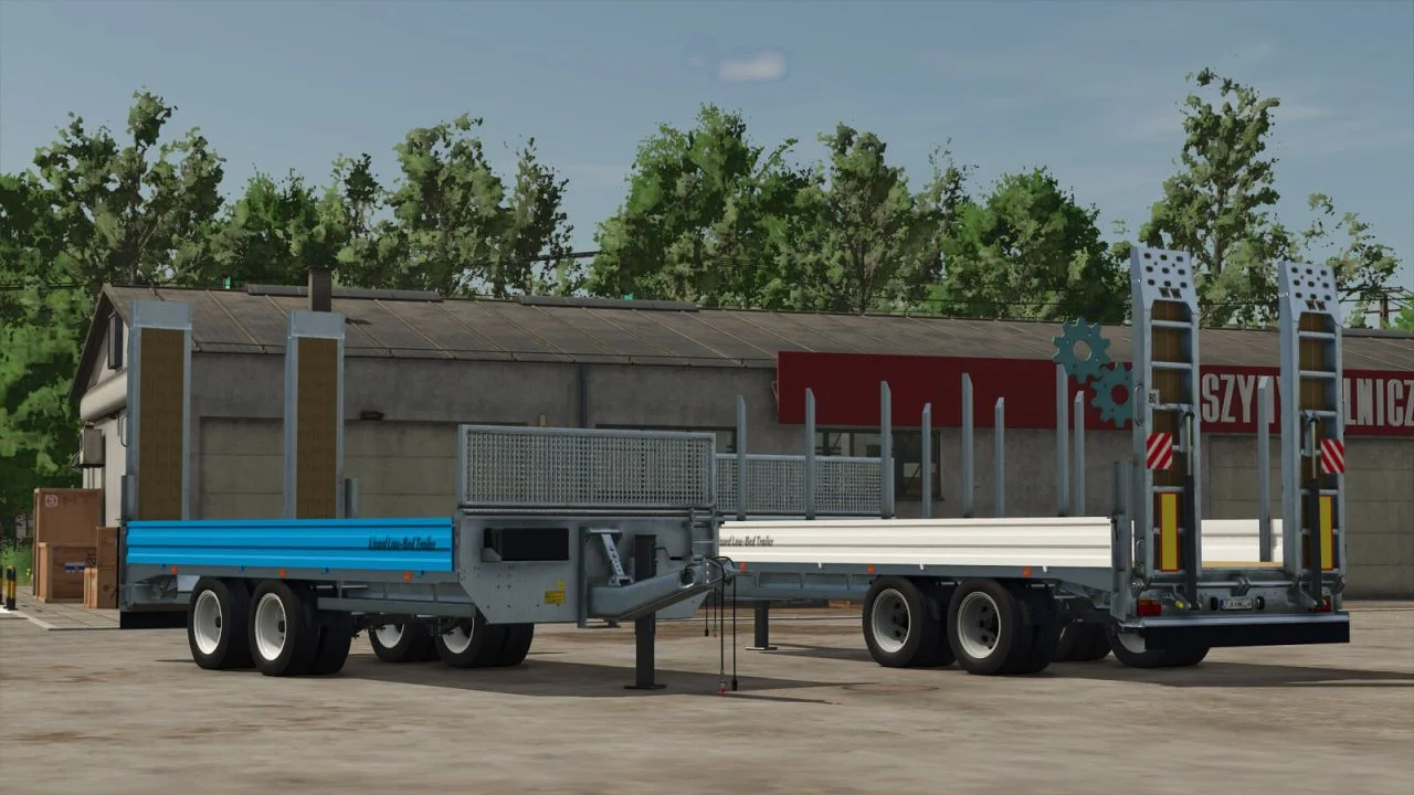 FS25 Lizard Low-Bed Trailer V1.0 Trailers Mod FS25 Mod Free Download