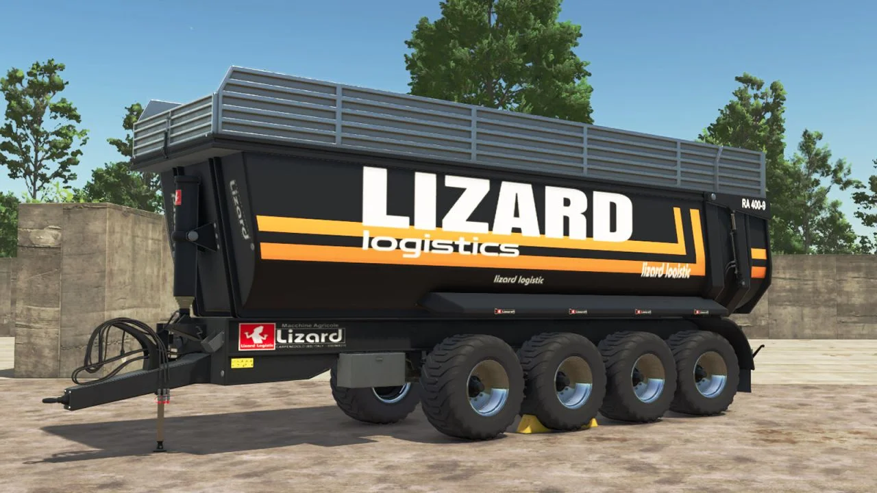 FS25 Lizard RA 400-9 V1.0 Trailers Mod FS25 Mod Free Download