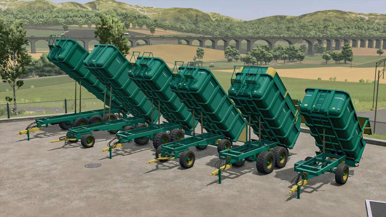 FS25 Lizard RT Tipping Trailer Pack v1.6 Trailers Mod FS25 Mod Free Download