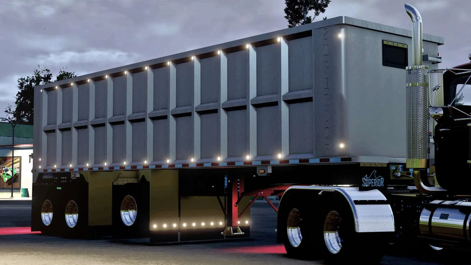 FS25 Lizard Superior End Dump Trailer Pack v1.0 Trailers Mod FS25 Mod Free Download