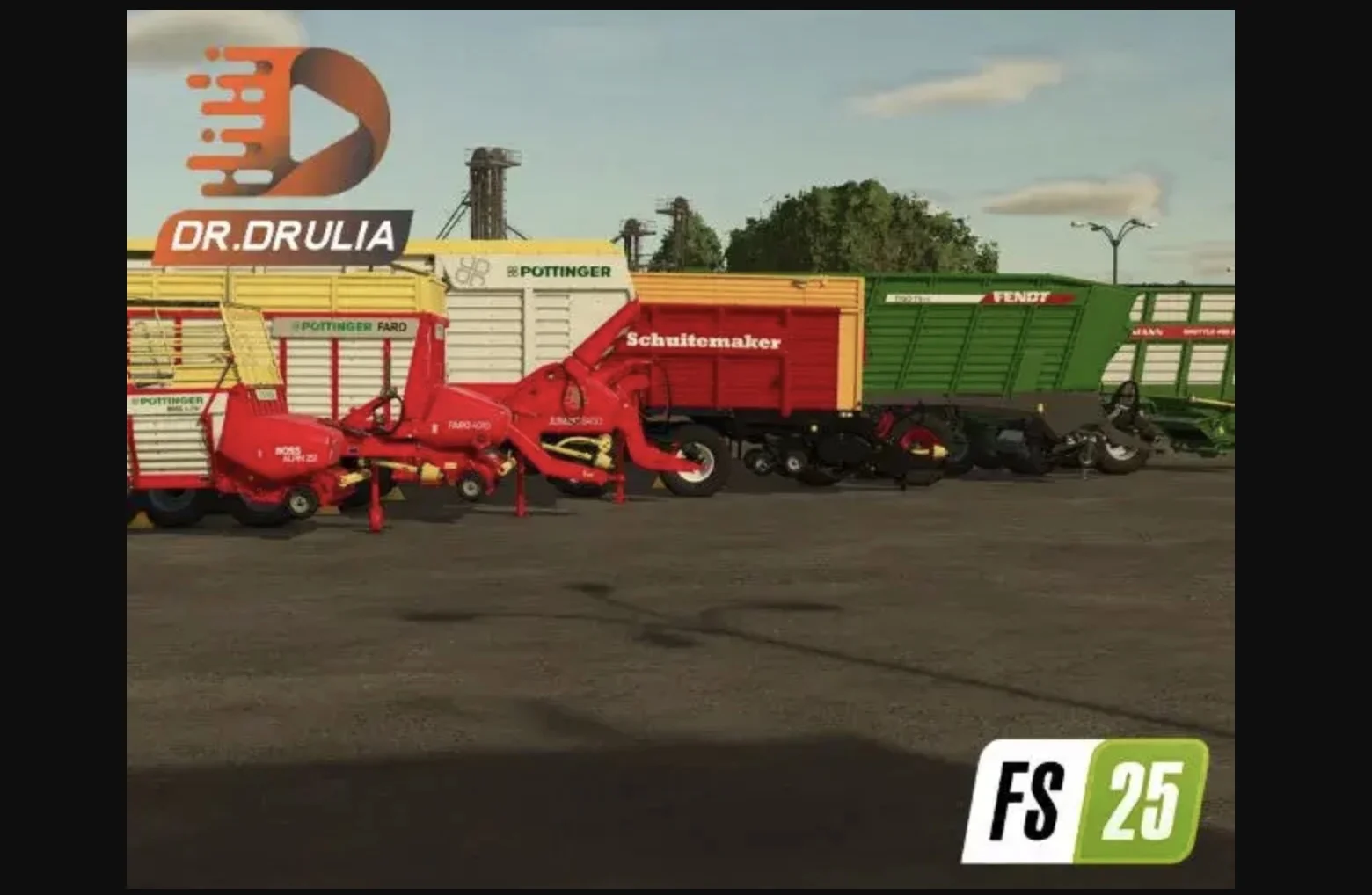 FS25 Loading Wagon Pack V1.0 Trailers Mod FS25 Mod Free Download