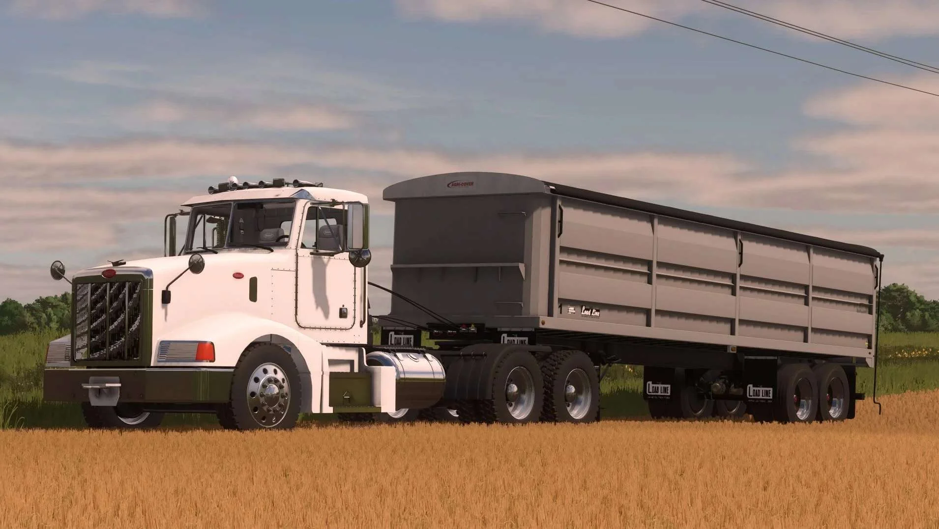 FS25 Loadline End dump v1.0 Trailers Mod FS25 Mod Free Download