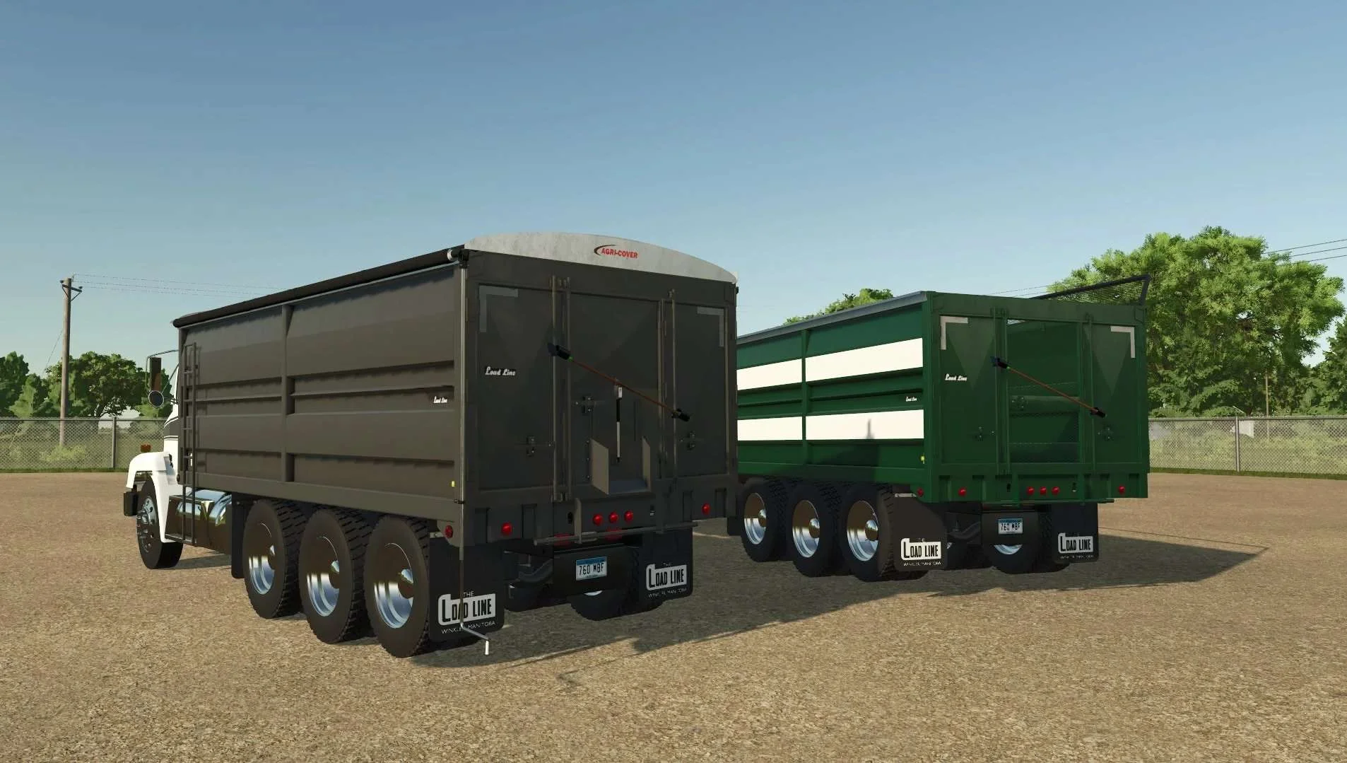 FS25 Loadline Grain Boxes v1.0 Trailers Mod FS25 Mod Free Download