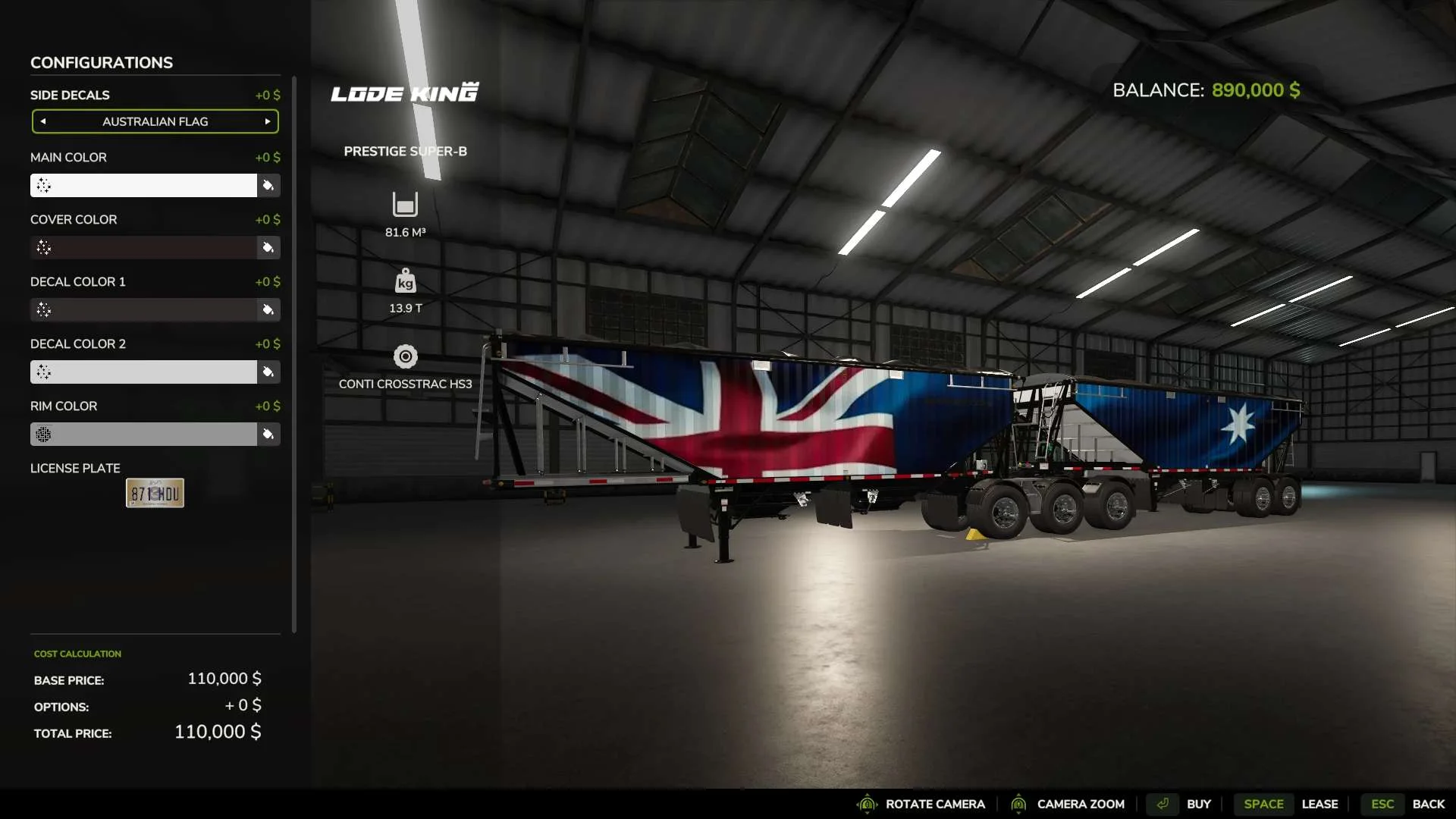 FS25 Lode King Prestige Super B v1.0 Trailers Mod FS25 Mod Free Download