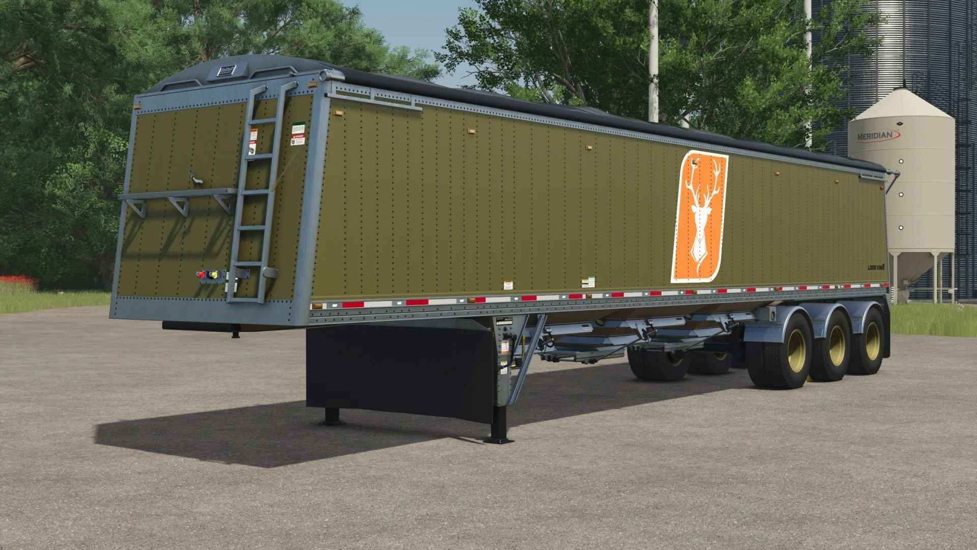 FS25 Lode King Triple Hopper edit V1.0 Trailers Mod FS25 Mod Free Download