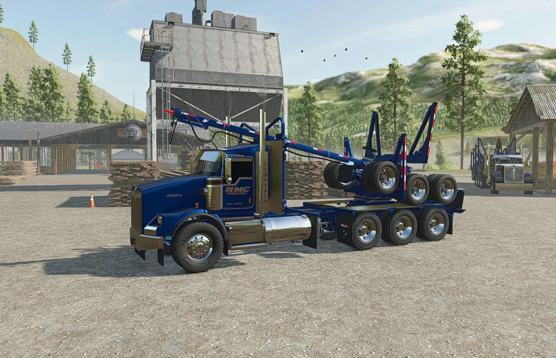 FS25 Log Pole Trailer Pack v1.0 Trailers Mod FS25 Mod Free Download