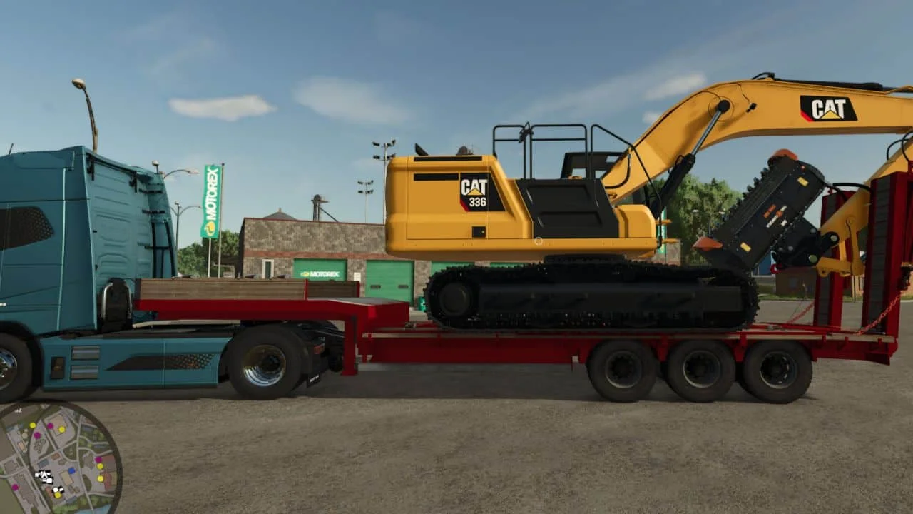 FS25 Low bed trailer v1.0 Trailers Mod FS25 Mod Free Download