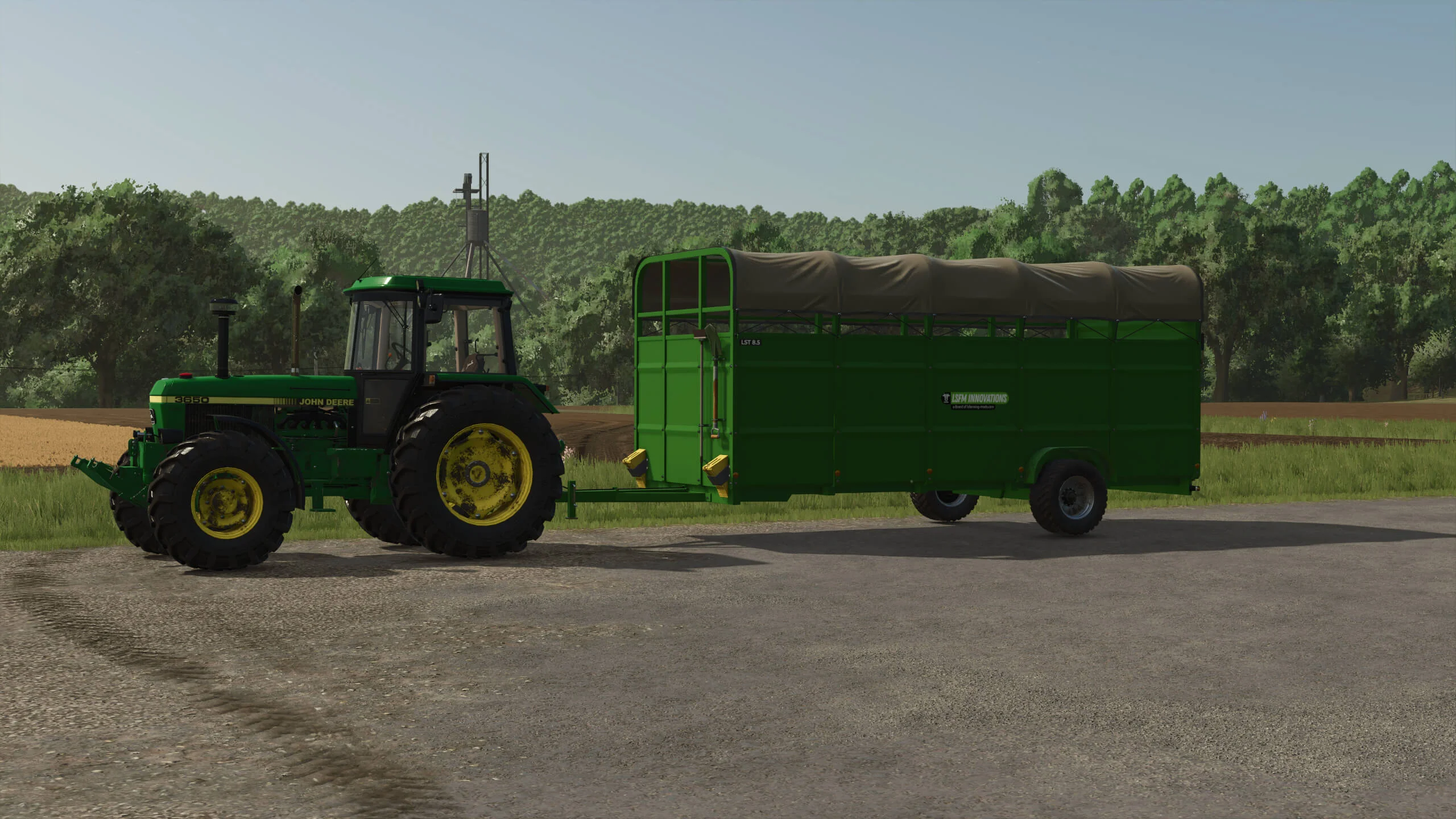 FS25 LSFM Livestock Trailer LST85 V1.0 Trailers Mod FS25 Mod Free Download