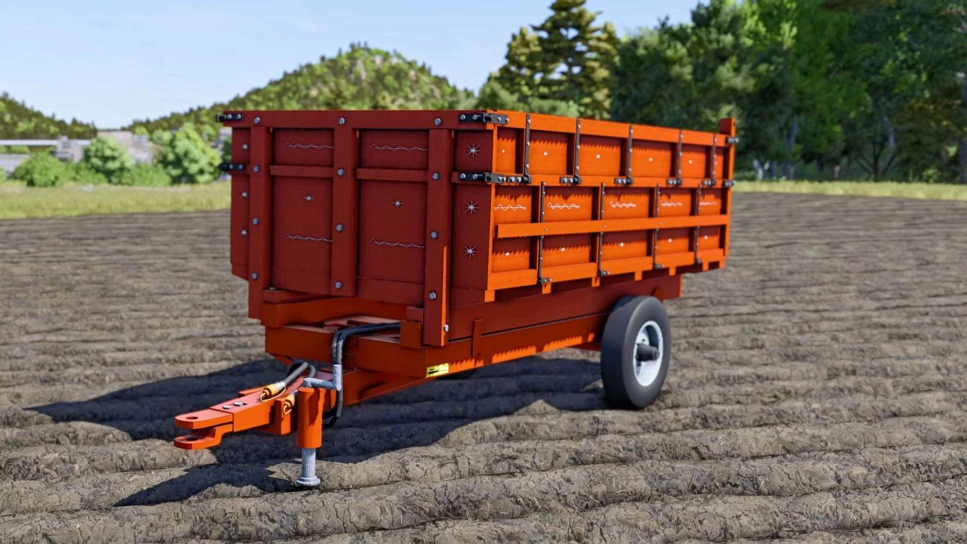 FS25 Massey Ferguson 5000 trailer v1.0 Trailers Mod FS25 Mod Free Download