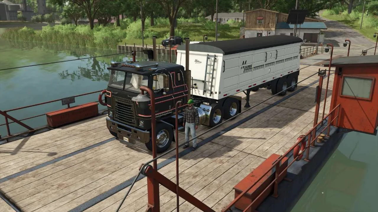 FS25 Maurer 28FT v1.0 Trailers Mod FS25 Mod Free Download