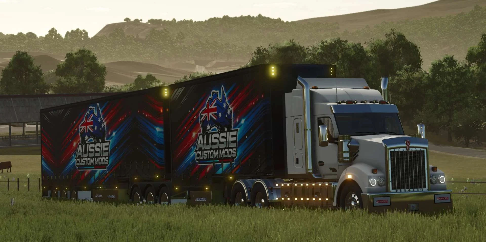 FS25 MaxiTrans Freighter Taughtliners v1.0 Trailers Mod FS25 Mod Free Download