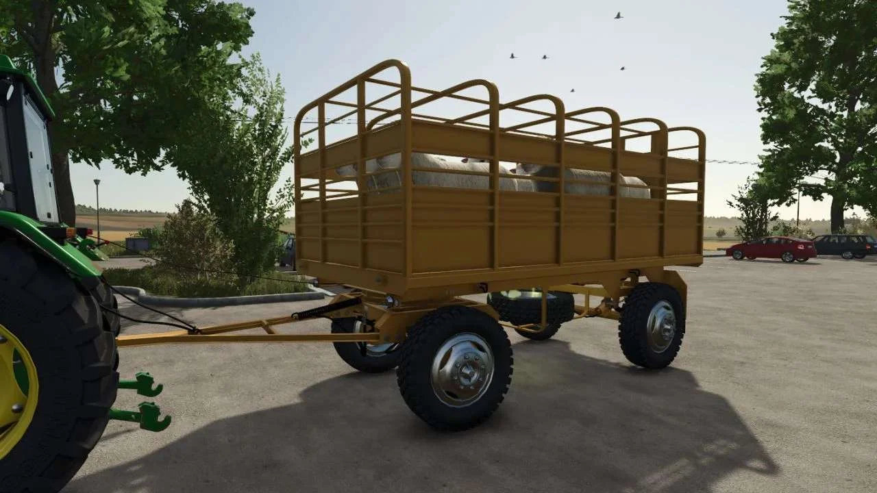 FS25 MBP 6.5 Animal Trailer v1.0 Trailers Mod FS25 Mod Free Download