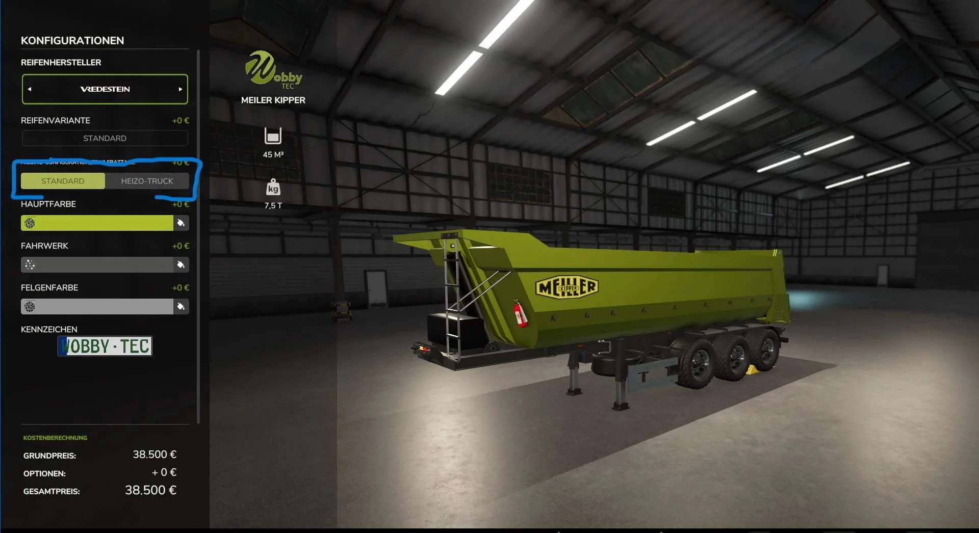FS25 Meiler Kipper WobbyTec v1.0.0.1 Trailers Mod FS25 Mod Free Download