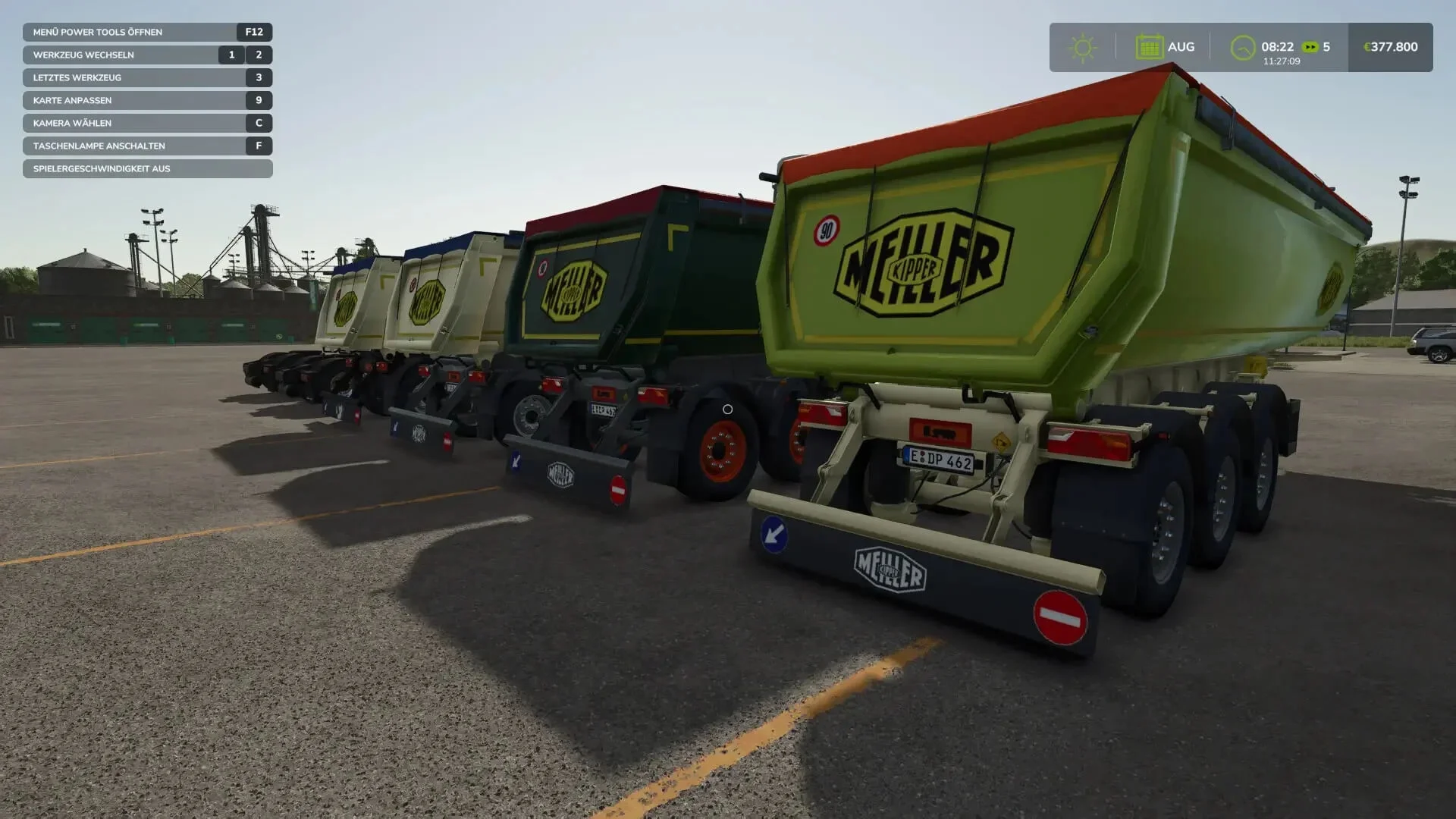 FS25 Meiller Half Tube Tipper v1.1 Trailers Mod FS25 Mod Free Download