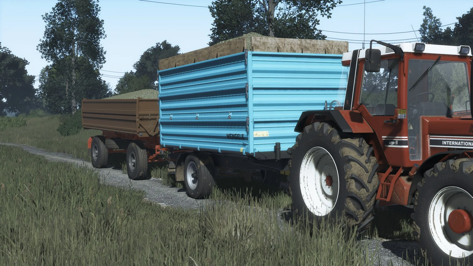 FS25 Mengele Single Axle Trailer V1.0 Trailers Mod FS25 Mod Free Download