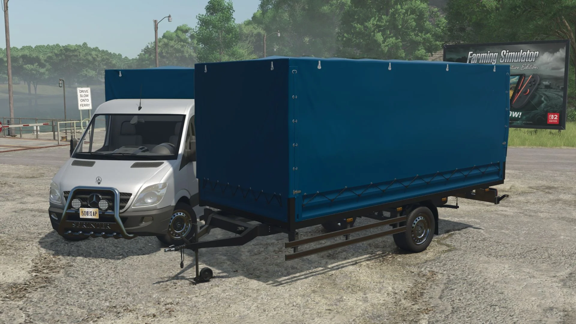FS25 Mercedes-Benz Sprinter trailer V1.1 Trailers Mod FS25 Mod Free Download