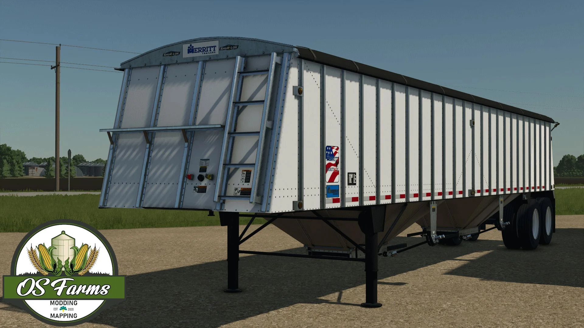 FS25 Merritt Hopper Bottom v1.0 Trailers Mod FS25 Mod Free Download
