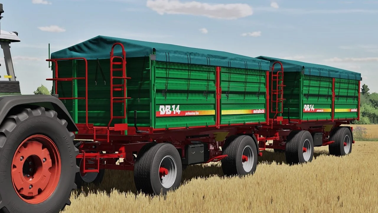 FS25 Metaltech DB Pack V1.0 Trailers Mod FS25 Mod Free Download
