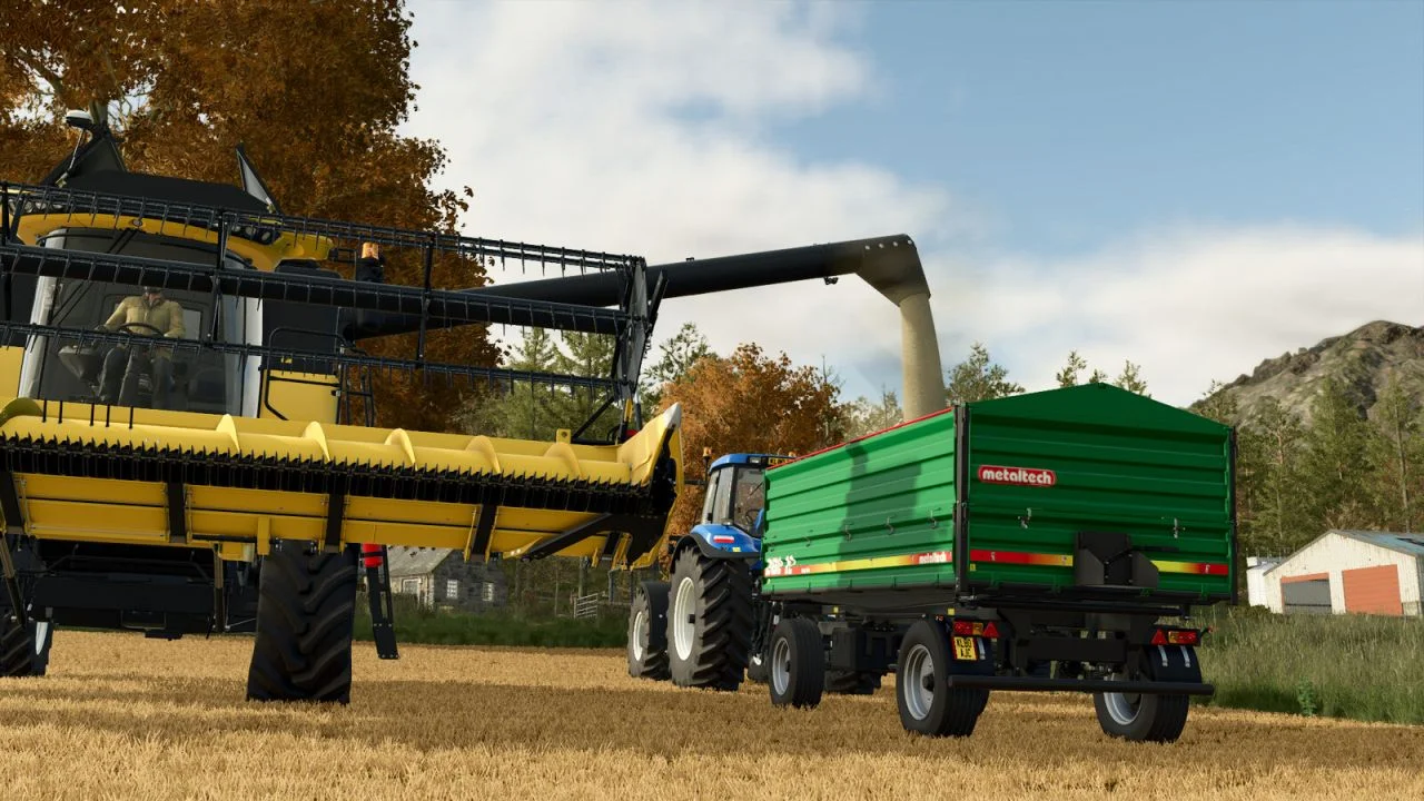 FS25 Metaltech DBL V1.0 Trailers Mod FS25 Mod Free Download