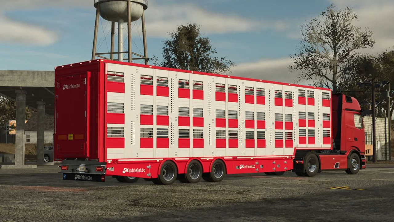 FS25 Michieletto SM38 V1.1 Trailers Mod FS25 Mod Free Download