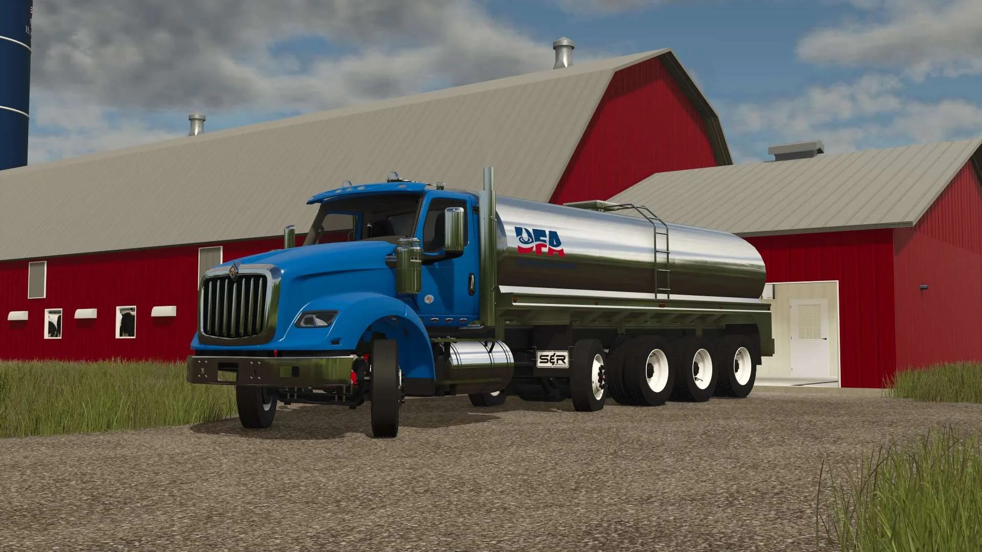FS25 Milk tankers v1.0 Trailers Mod FS25 Mod Free Download