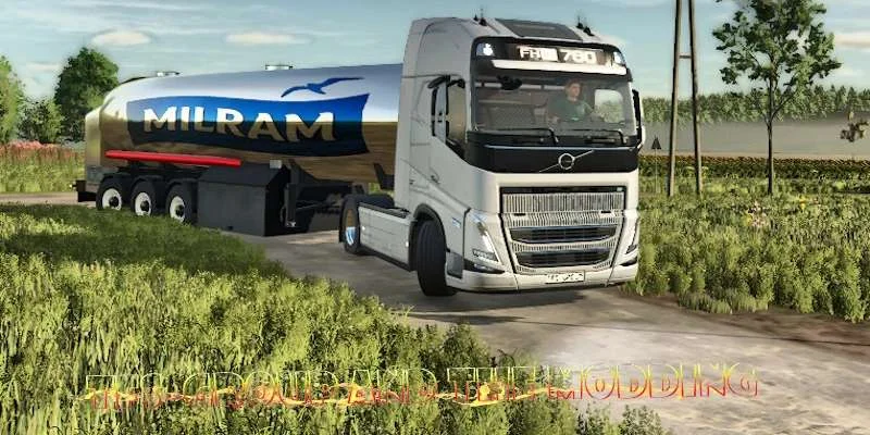 FS25 Milram Tank Trailer v1.0 Trailers Mod FS25 Mod Free Download