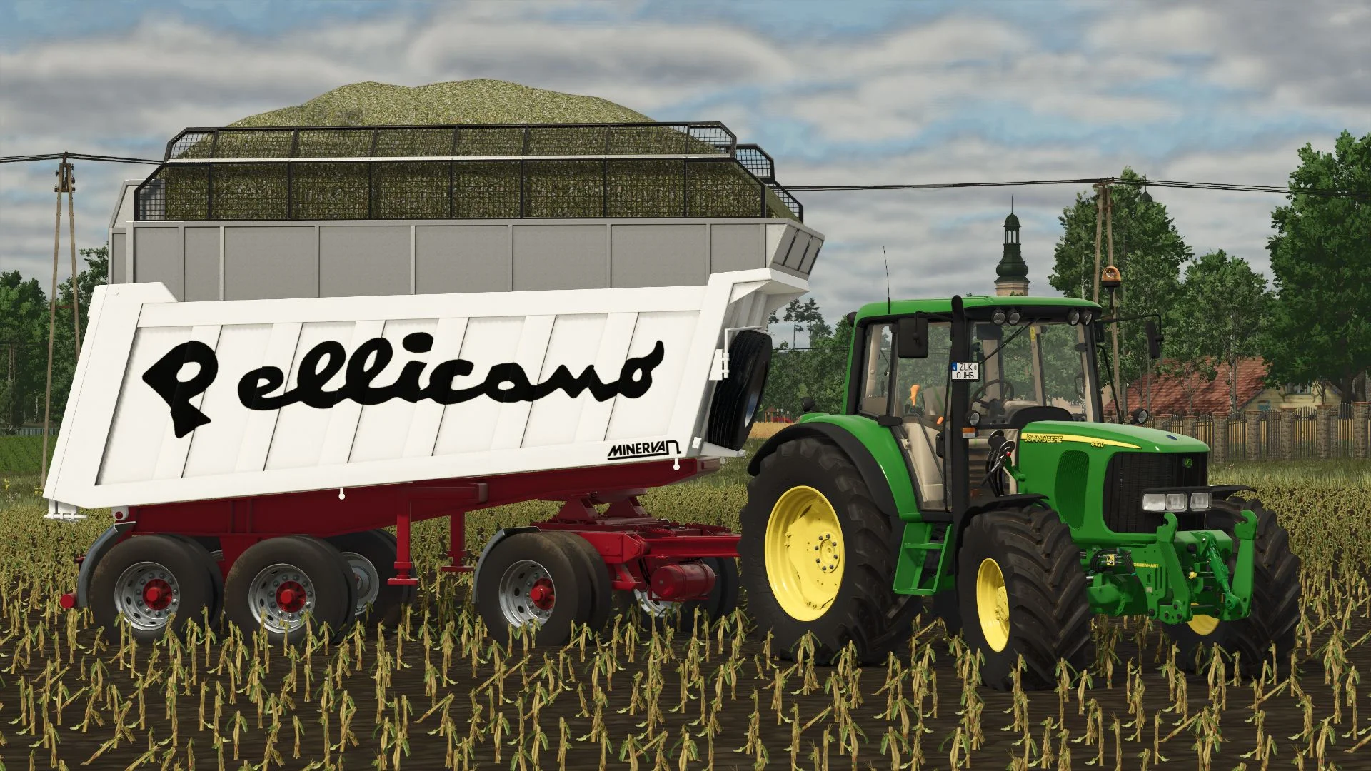 FS25 Minerva Pellicano Agricolo V1.0 Trailers Mod FS25 Mod Free Download