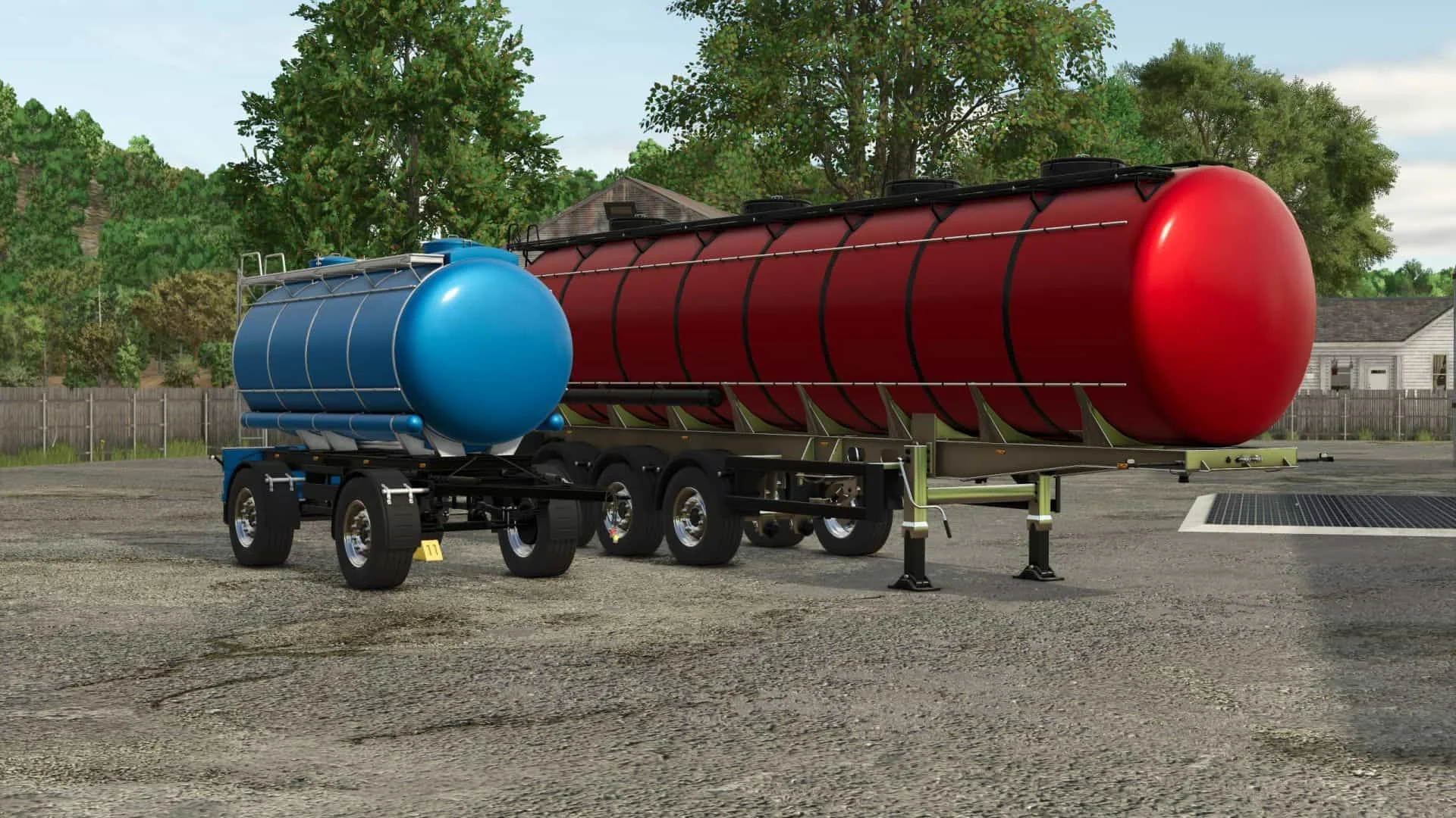 FS25 MKS Tank Pack Colors/Capacity v1.0 Trailers Mod FS25 Mod Free Download