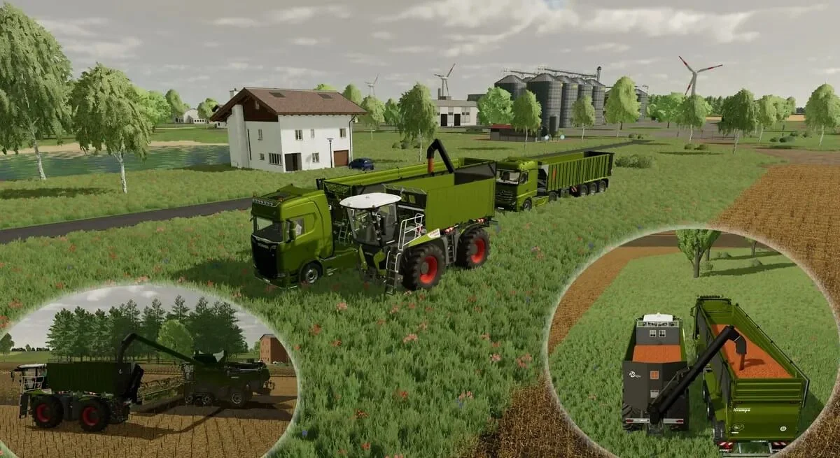 FS25 Multi Saddle Trac Shuttles V1.0 Trailers Mod FS25 Mod Free Download