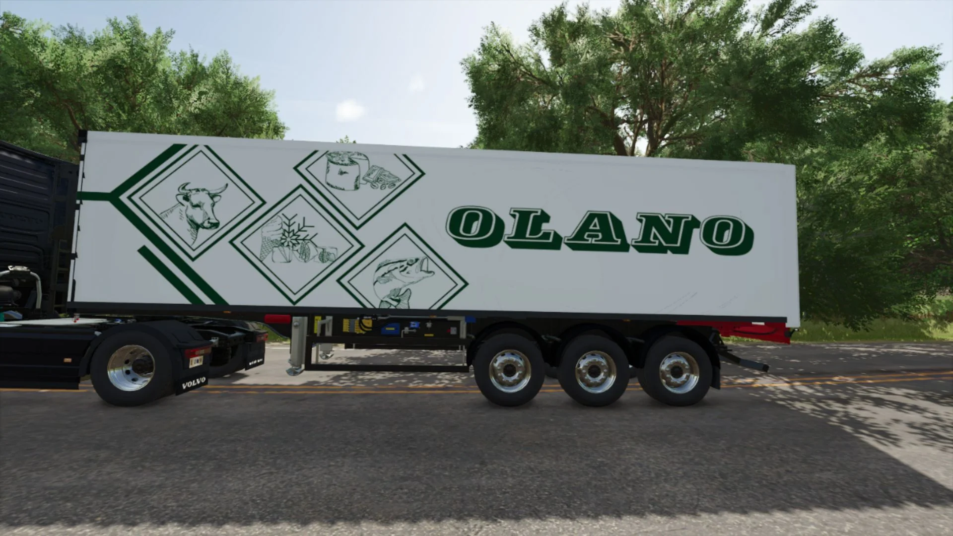 FS25 OLANO Semi Trailer v1.0.0.1 Trailers Mod FS25 Mod Free Download