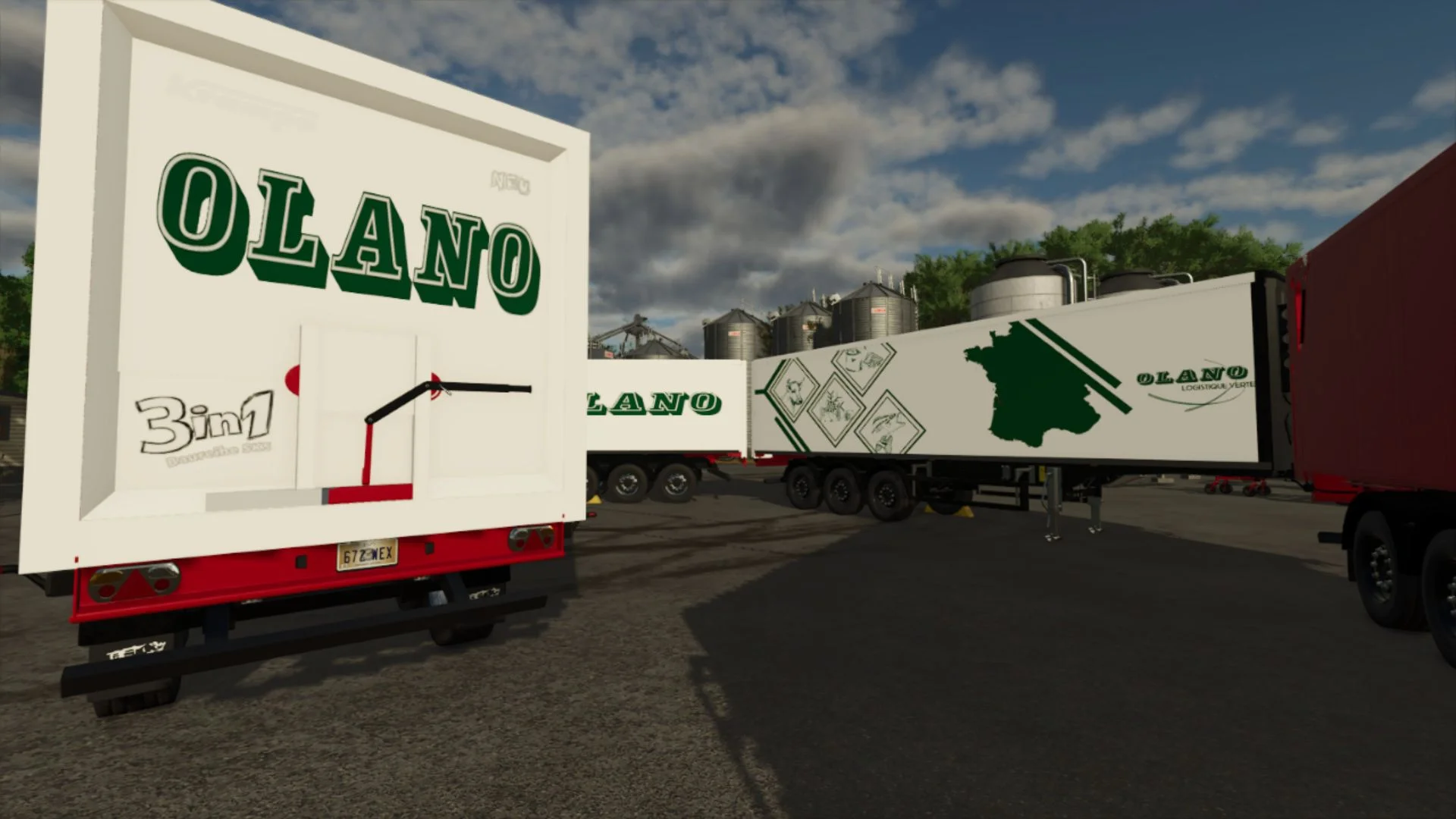 FS25 OLANO Semi Trailer V1.0 Trailers Mod FS25 Mod Free Download