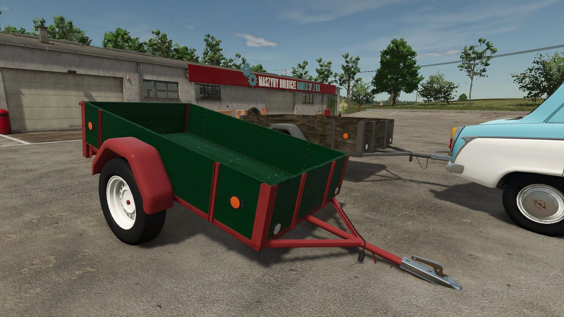 FS25 Old Car Trailer V1.1 Trailers Mod FS25 Mod Free Download