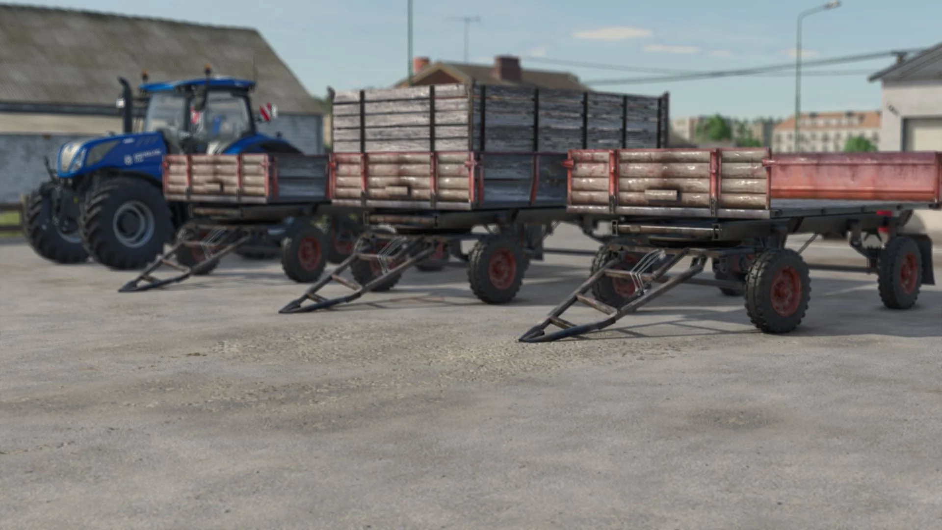FS25 Old Trailers V1.0 FS25 Mod Free Download